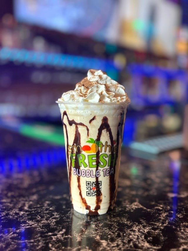 The Peanut Power Plus Smoothie at BITES Food Court + Bar, Langley Park